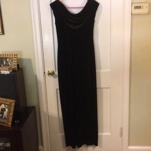 Alex Evenings Chocolate Velvet Gown